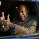 Bill Cosby gives a thumbs-up as he leaves the Montgomery County Courthouse in Norristown, Pa., Feb. 2 , 2016.
KENA BETANCUR/AFP/Getty Images